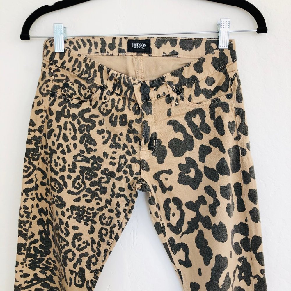 Hudson Animal Leopard Jaguar Print Jeans - Picture 2 of 8